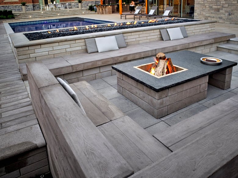 Sunken Fire Pit Construction