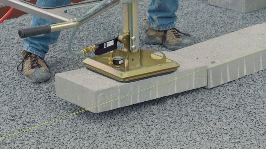 Concrete Slab Installation How to Lift HeavyDuty Paving Stones